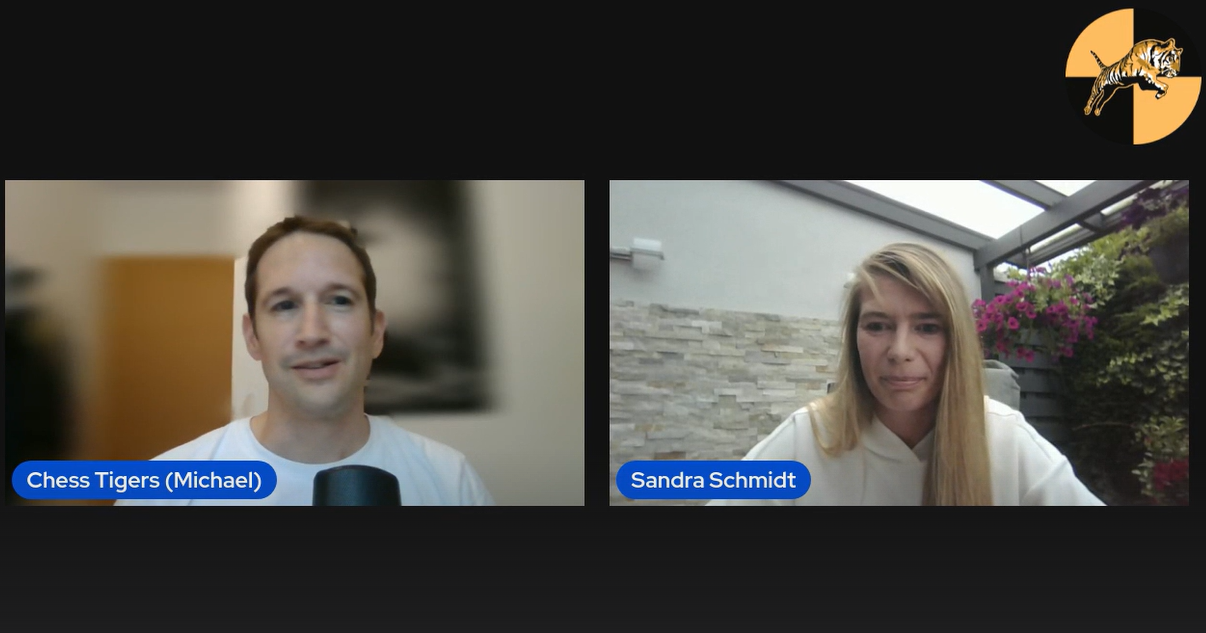 Sandra Schmidt zu Gast im 11. Live-Schachtalk