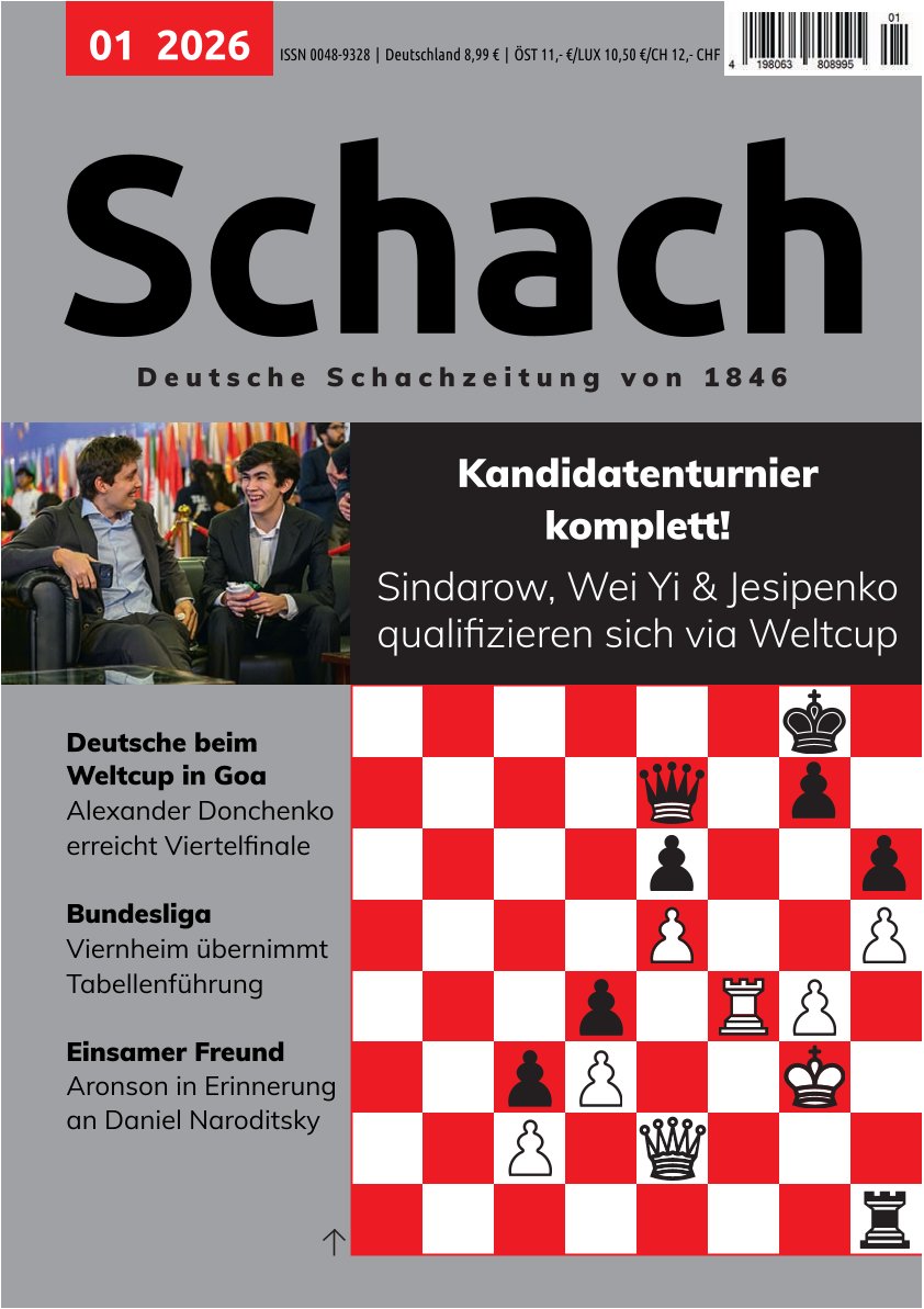 Zeitschrift Schach 01 / 2026