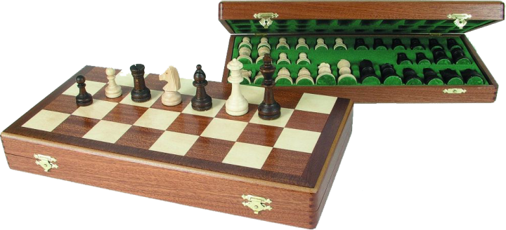 Schachkassette Mahagoni
