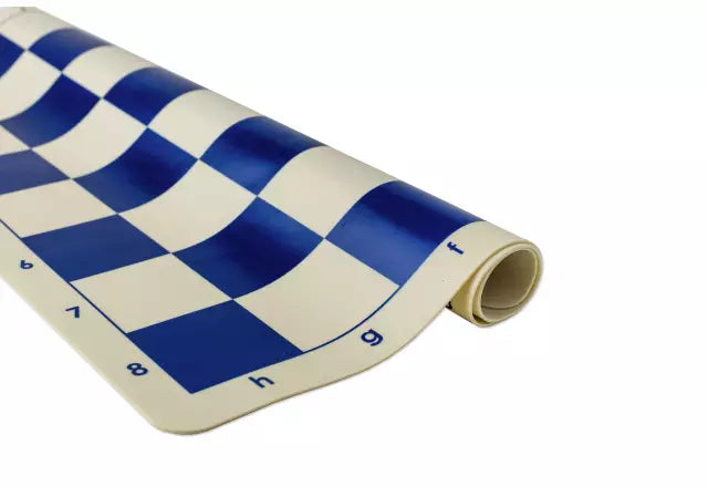 Silikon Schachbrett 51 x 51 cm, Feldgröße 57mm, rollbar und sehr flexibel