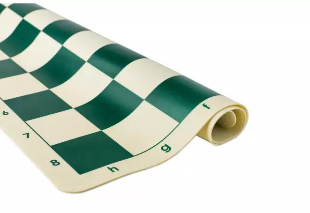 Silikon Schachbrett 51 x 51 cm, Feldgröße 57mm, rollbar und sehr flexibel