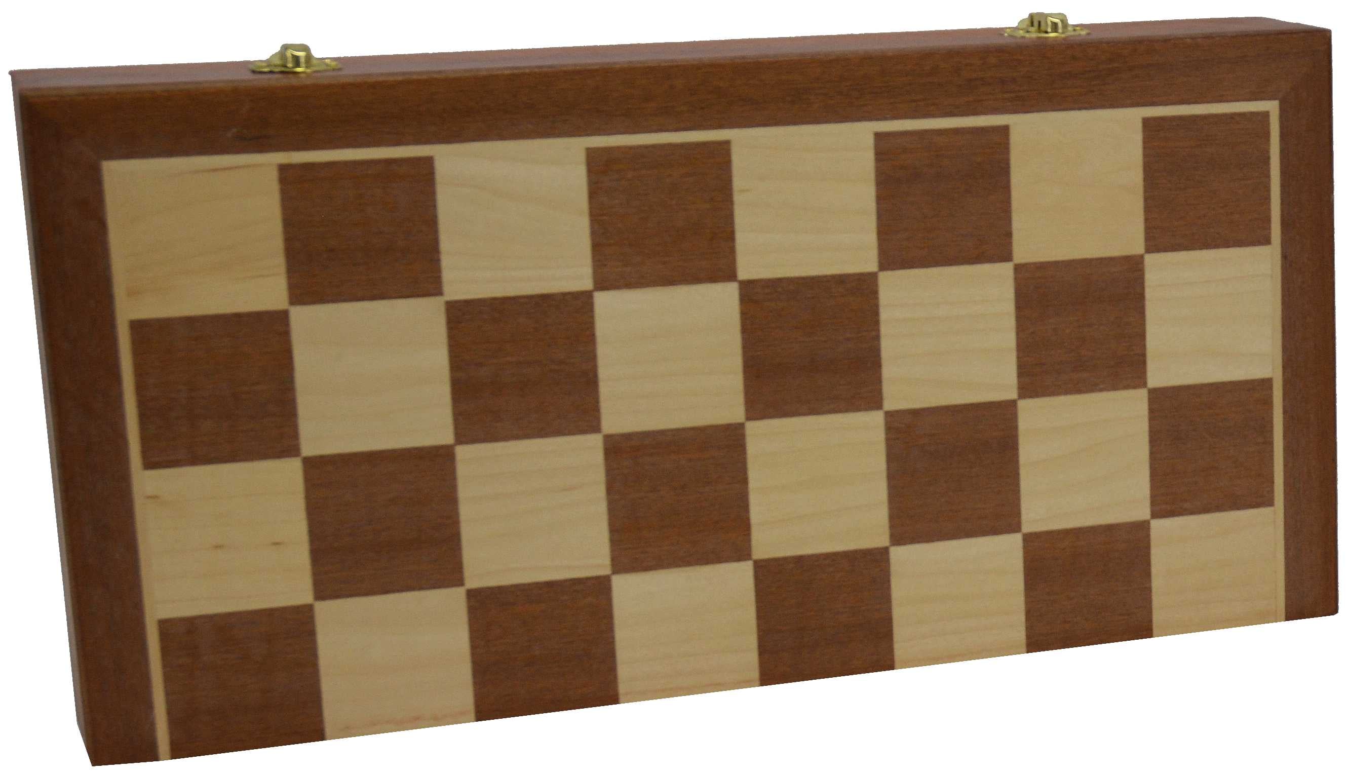 Schachkassette Holz faltbar