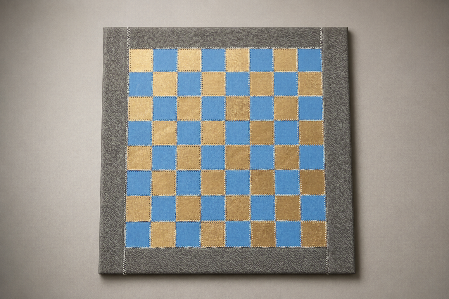 Premium Schachbrett Champagne 35x35 cm