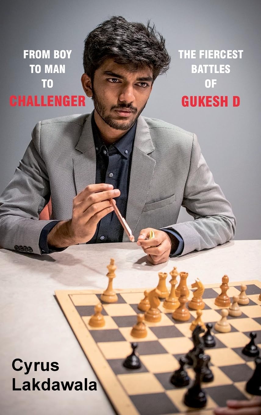 Dies ist ein Bild des Schachbuches From Boy to Man to Challenger - The Fiercest Battles of Gukesh D vom Lakdawala