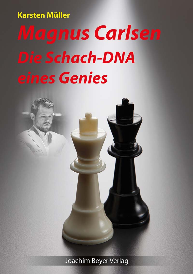 Dies ist ein Bild des Schachbuches Magnus Carlsen - Die Schach-DNA eines Genies von Karsten Müller