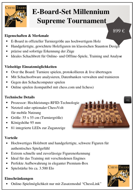 E-Board-Set Millennium Supreme Tournament