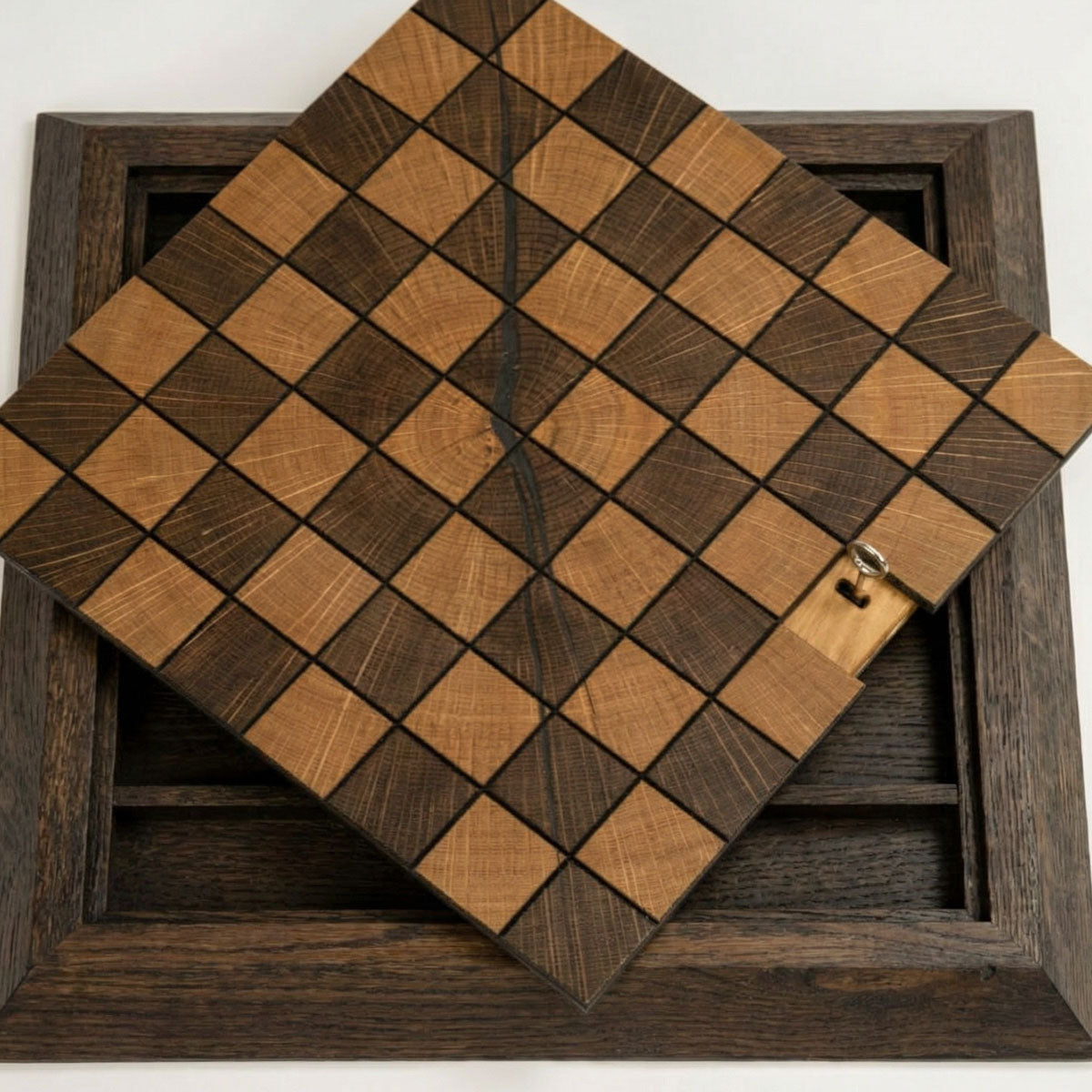 Luxus Schachbrett Massivholz