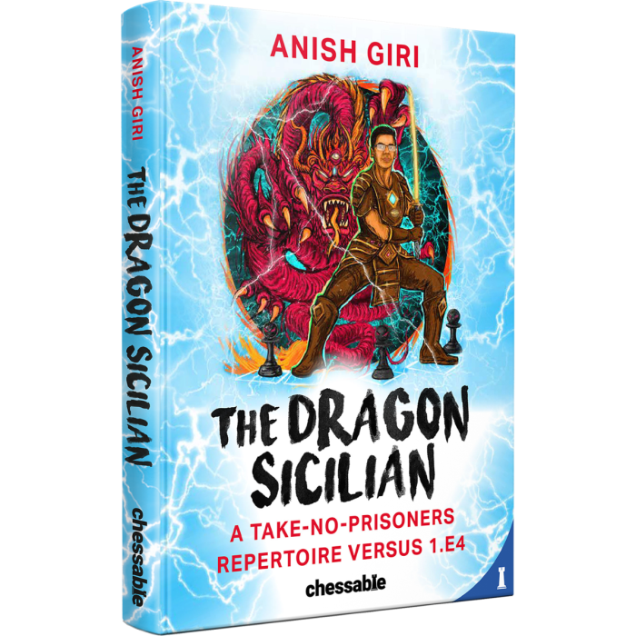 Dies ist ein Bild des Schachbuches The Dragon Sicilian von Anish Giri