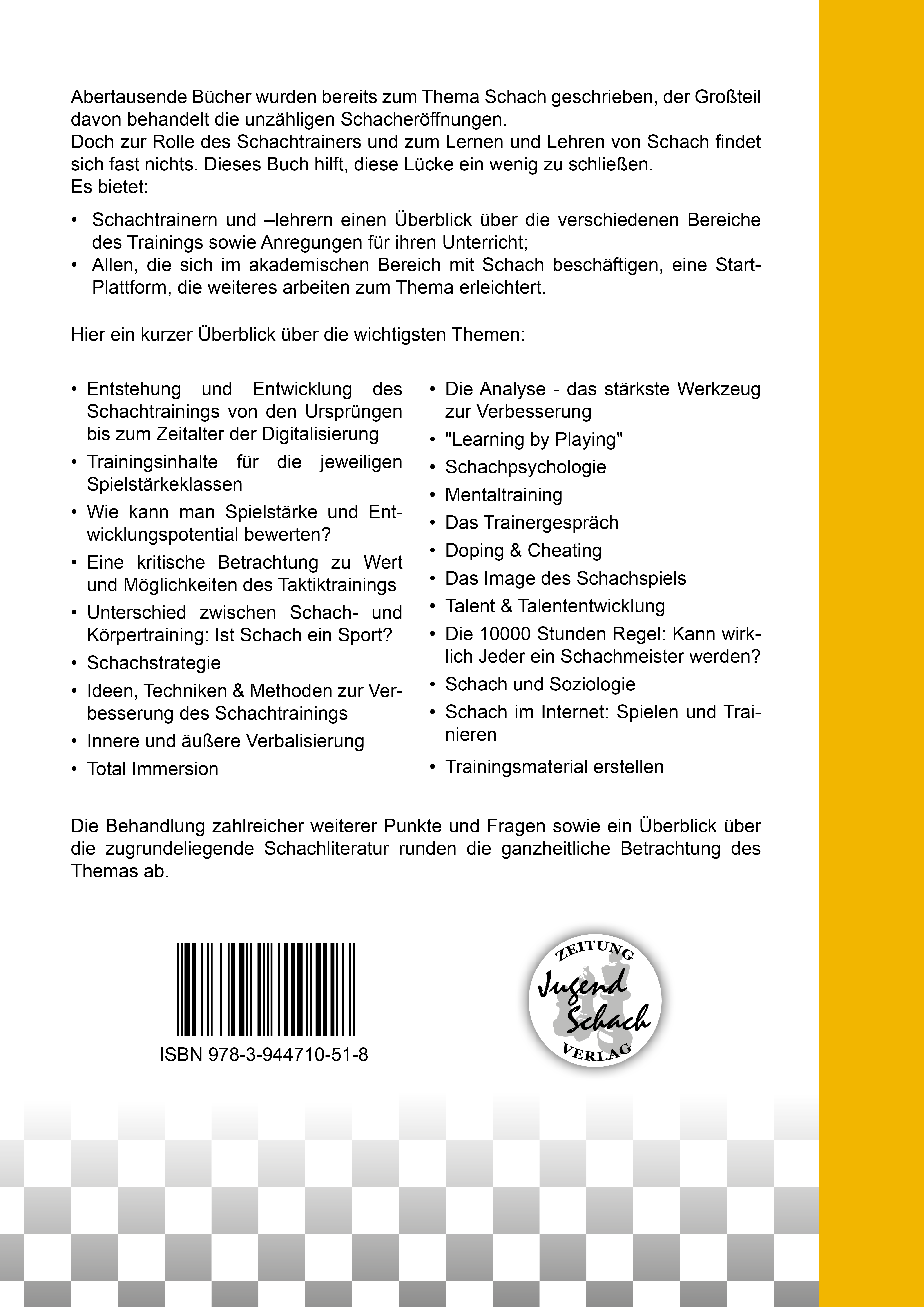 Brunthaler: Chess Training: Development, content, methods & ideas and suggestions for practice