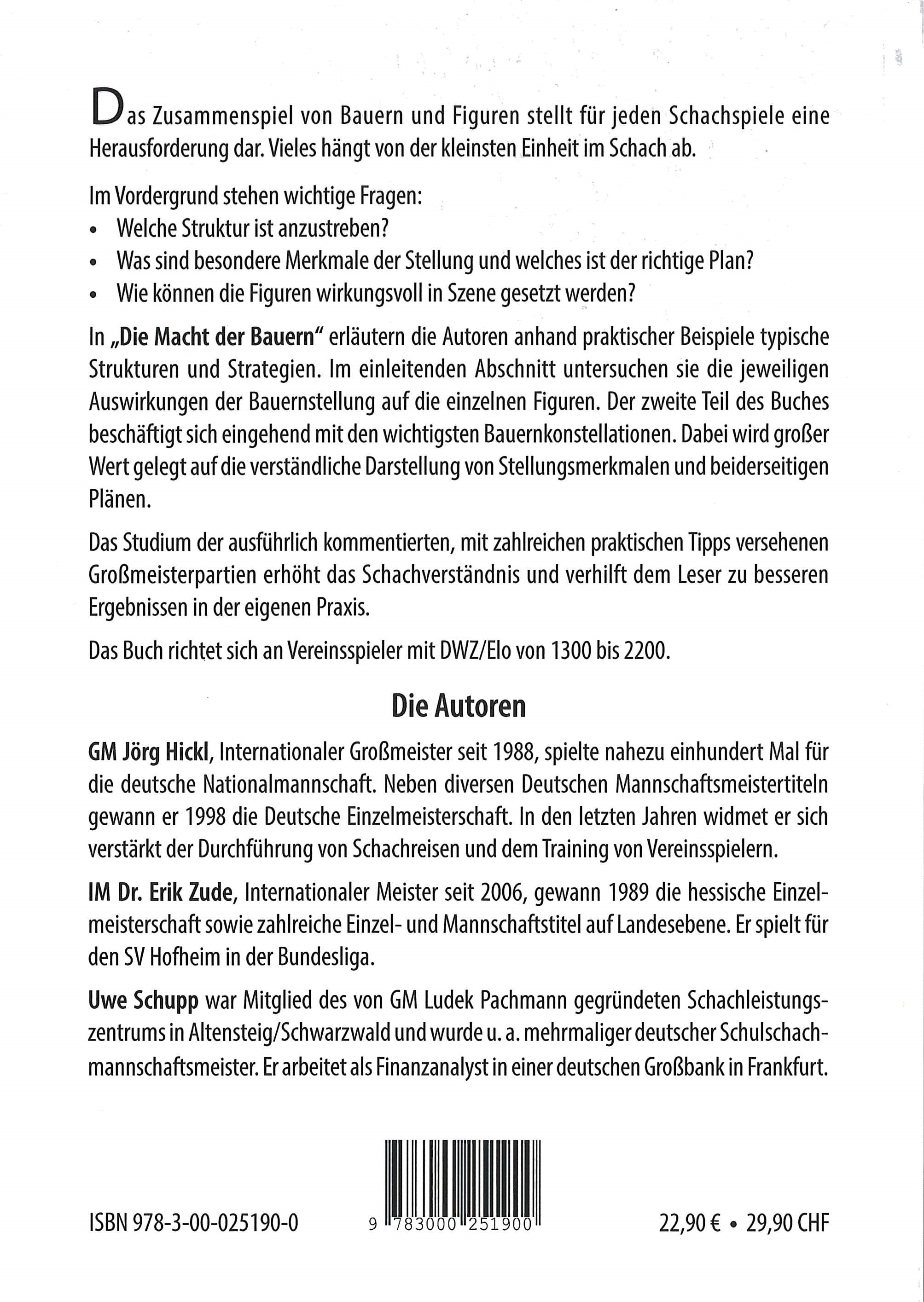 Hickl/Zude/Schupp: Die Macht der Bauern