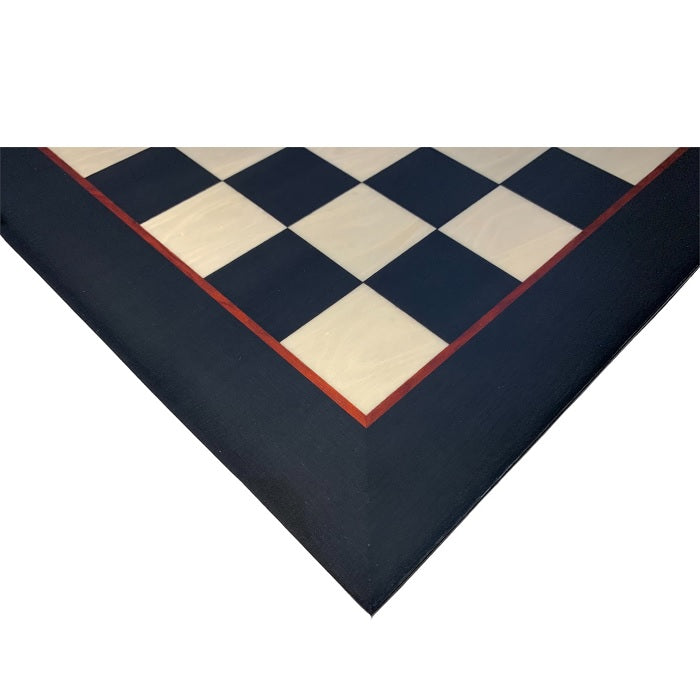 "Schwarz-Deluxe" Schachbrett aus Holz, Feldergröße 40mm