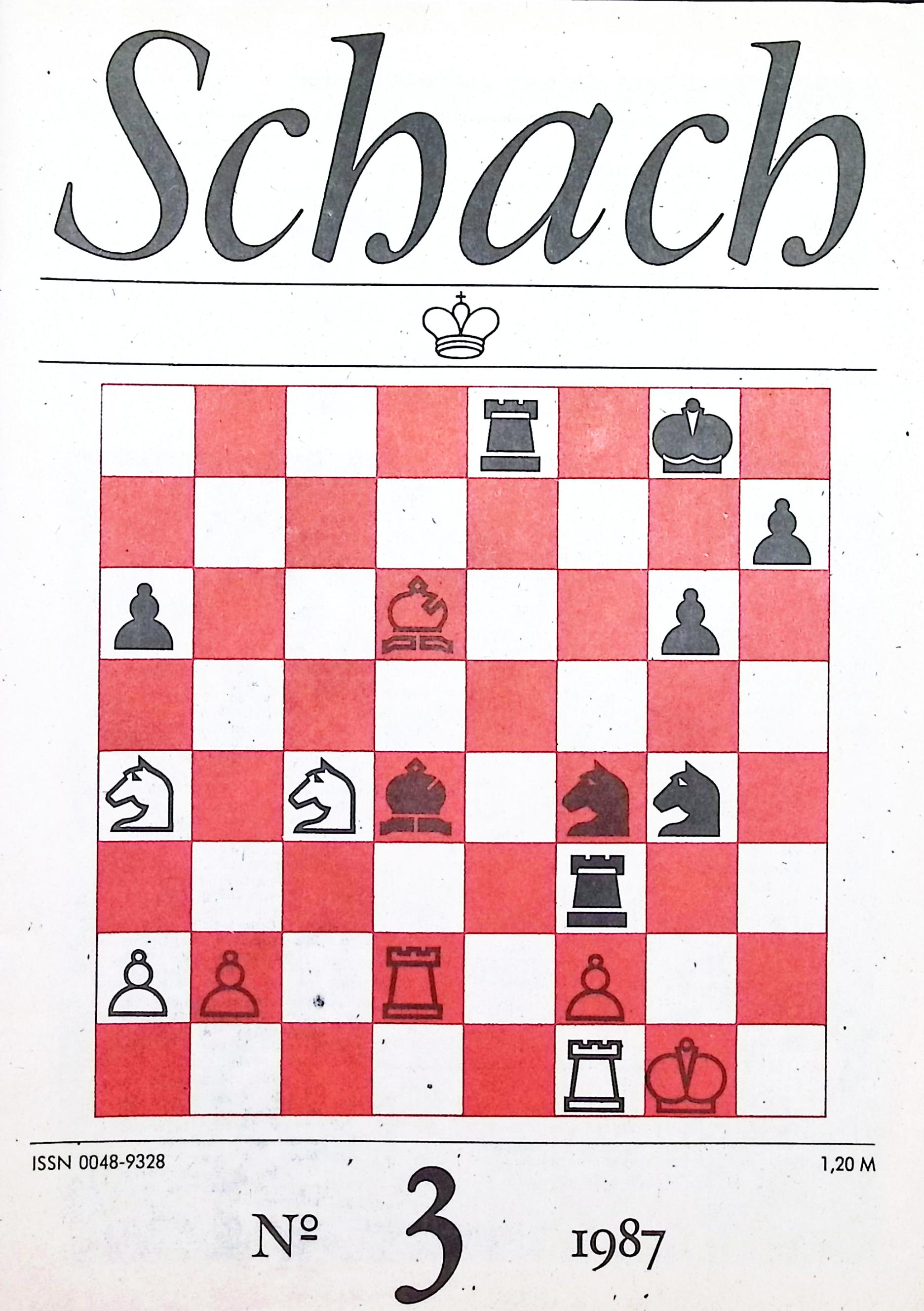 Zeitschrift SCHACH 3/1987 – Digitale Ausgabe