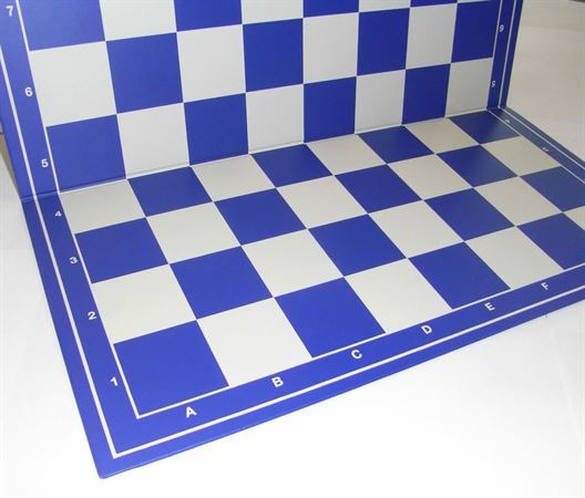 Schachset blau mit Stoffbeutel