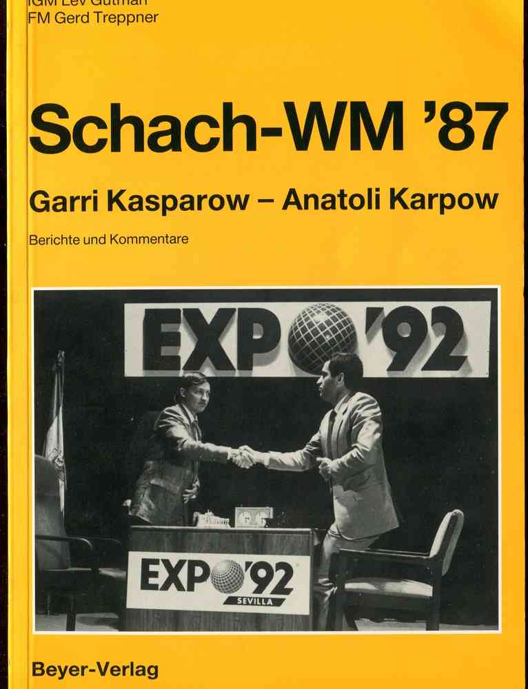 Gutmann/Treppner Schach WM 87 Kasparow-Karpow (Antiquariat)