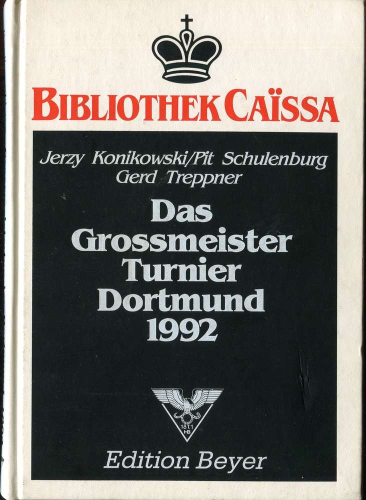 Konikowski u.a. Das Großmeister Turnier Dortmund 1992 (Antiquariat)