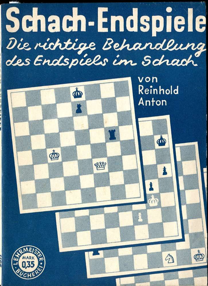 Anton Schach Endspiele (Antiquariat)