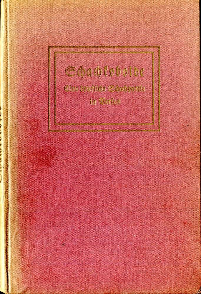 Schachkobolde Eine briefliche Schachpartie in Versen (Antiquariat)