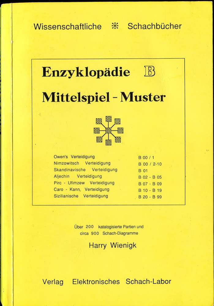 Wienigk Enzyklopädie Mittelspiel Muster (Antiquariat)