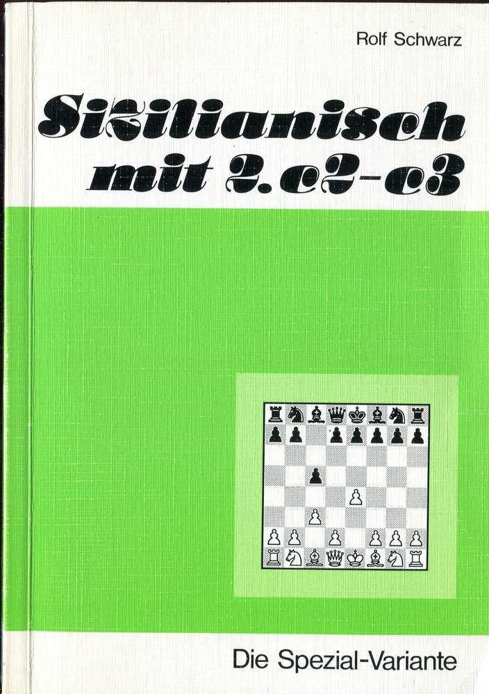 Schwarz Sizilianisch mit 2.c2-c3 (Antiquariat)