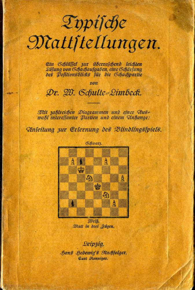 Schulte-Limbeck Typische Mattstellungen (Antiquariat)