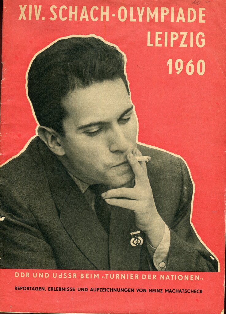 Machatscheck 14. Schacholxmpiade Leipzig 1960 (Antiquariat)