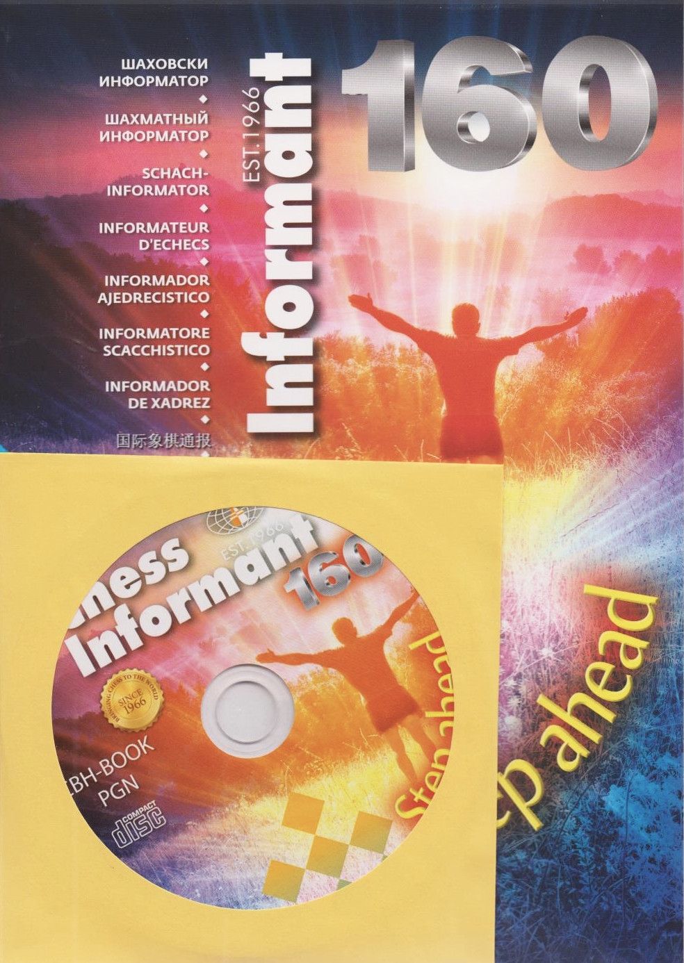 Dies ist ein Bild des Schachbuches Informator 160 mit CD