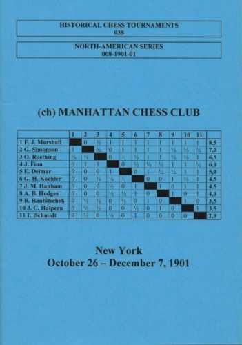 Vlastimil Fiala : Manhattan Chess Club 1901