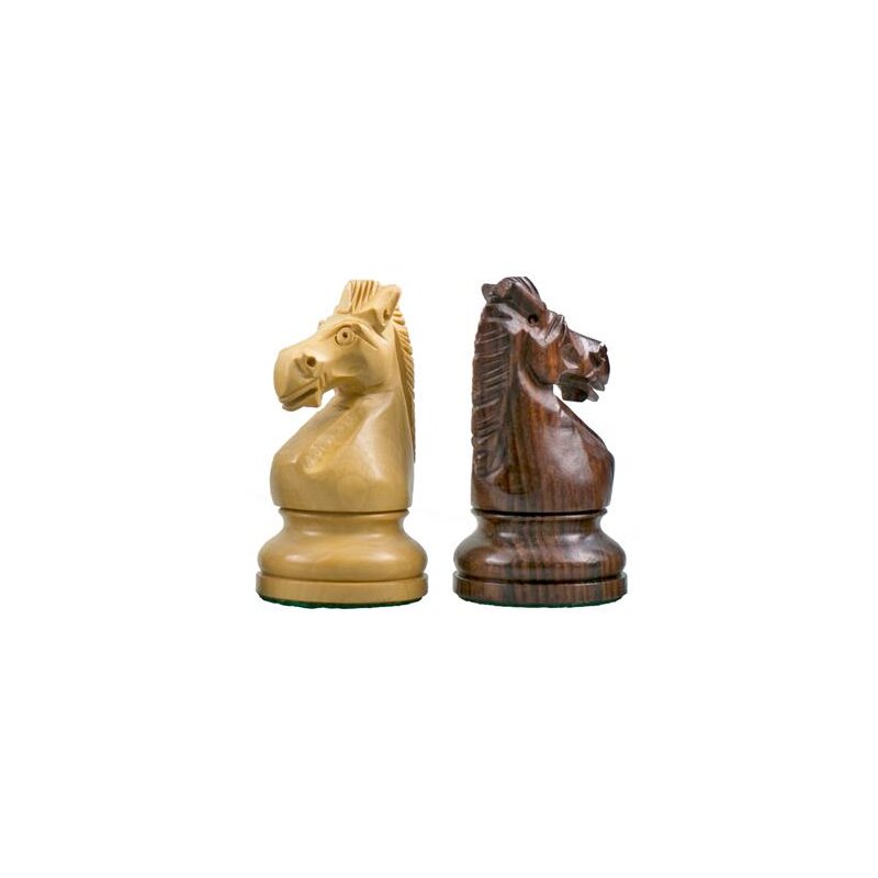 PC-Schachbrett Bluetooth Rosenholz (ohne Koordinaten) mit Royal Schachfiguren