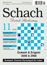 Dies ist ein Bild der Zeitschrift Schach mit der November 2024 Ausgabe