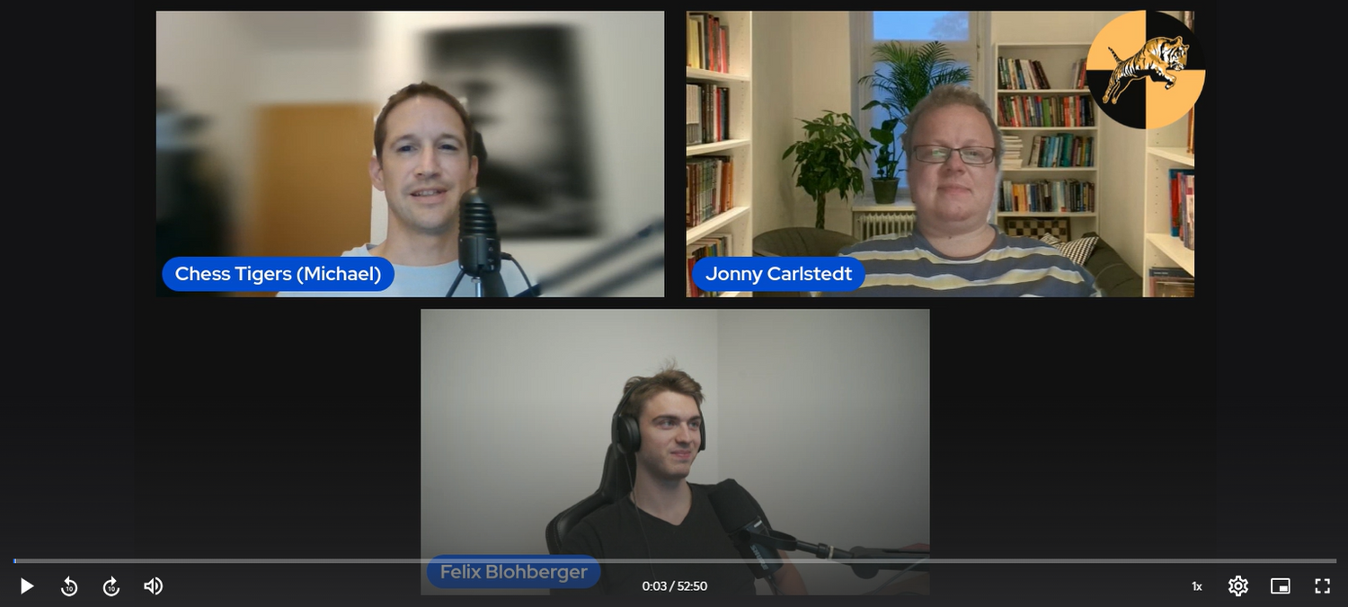 Schachtalk am Sonntag mit GM Felix Blohberger – Karriere zwischen Brett, Trainerbank und YouTube