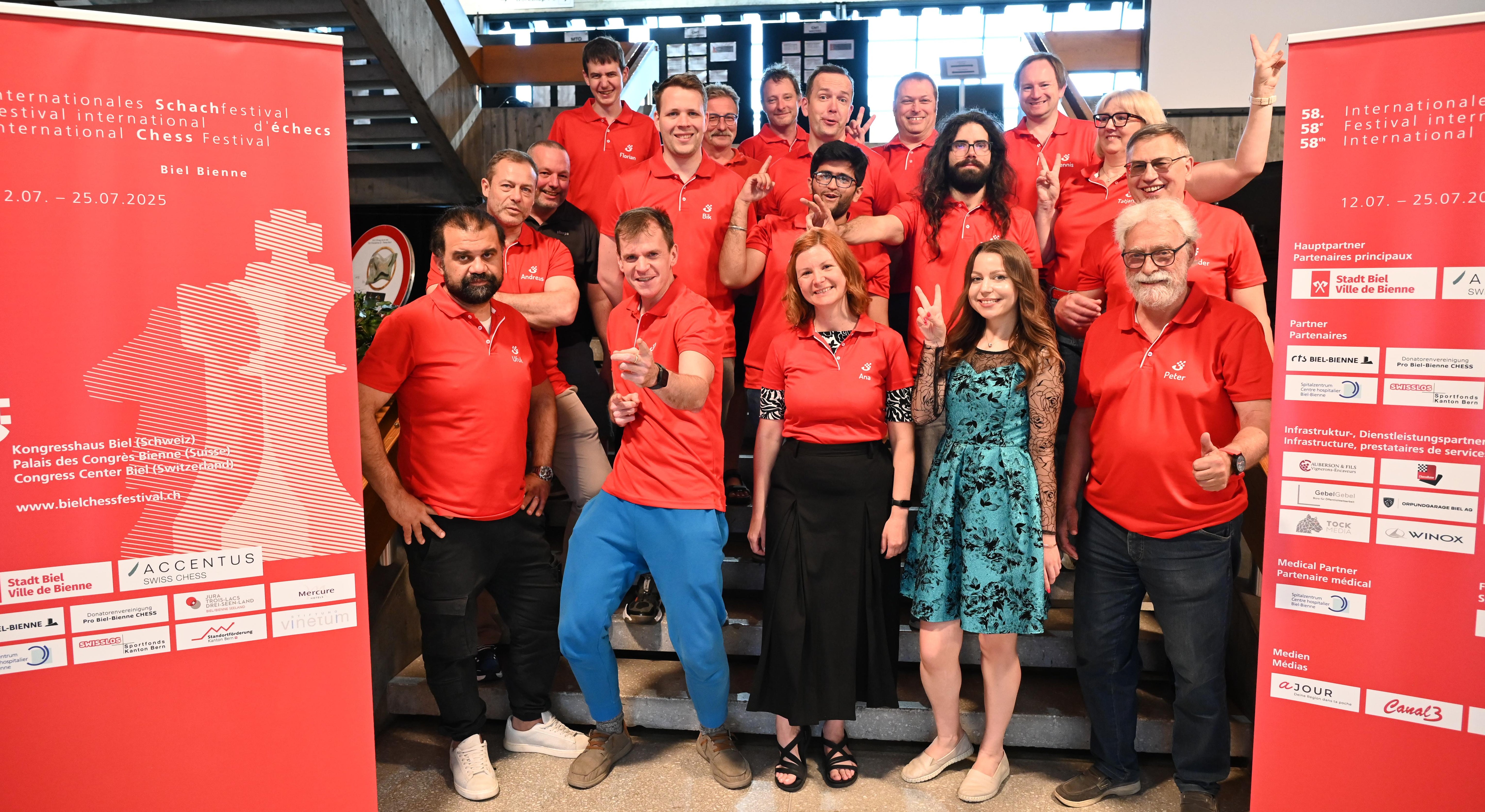 Meisterturnier und Allgemeines Turnier des Schachfestival Biel werden Teil der Chess Tigers Gold Tour