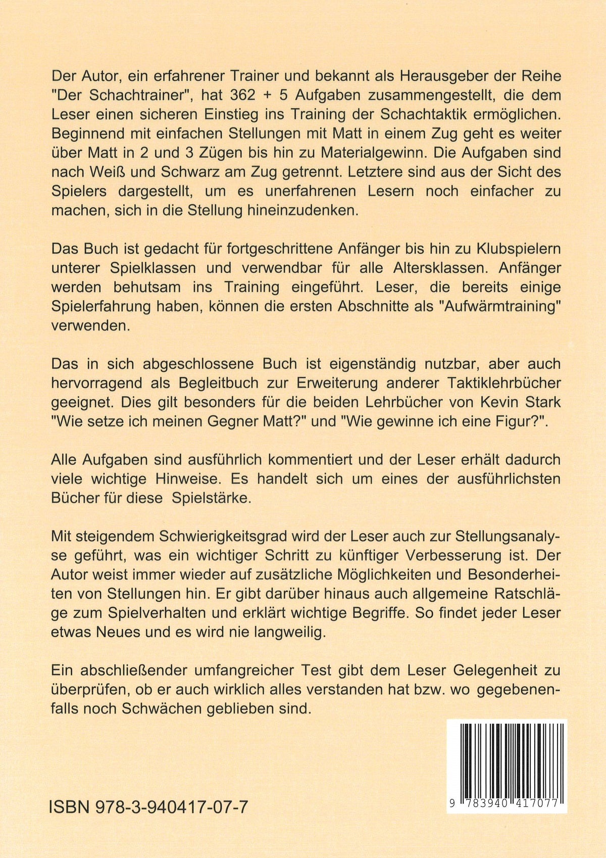 Martin: 1,2,3 und Taktik! - Das Taktik Übungs- und Trainingsbuch für Anfänger