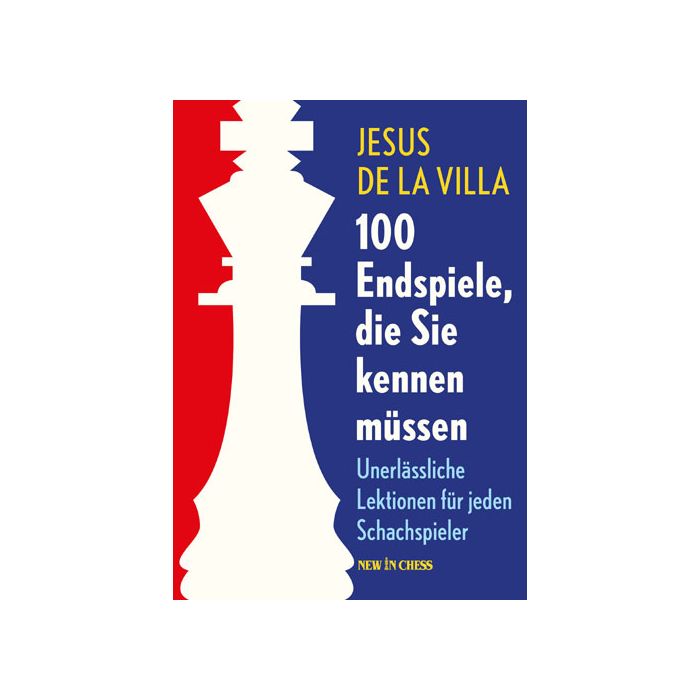 Cover vom Schachbuch von Jesus de la Villa - 100 Endspiele, die Sie kennen müssen