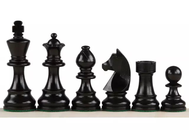 "German Knight" Figuren + Schachbrett mit oder ohne Beschriftung