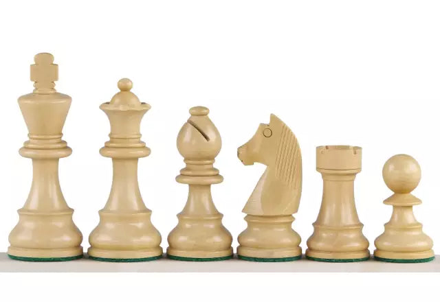 "German Knight" Figuren + Schachbrett mit oder ohne Beschriftung