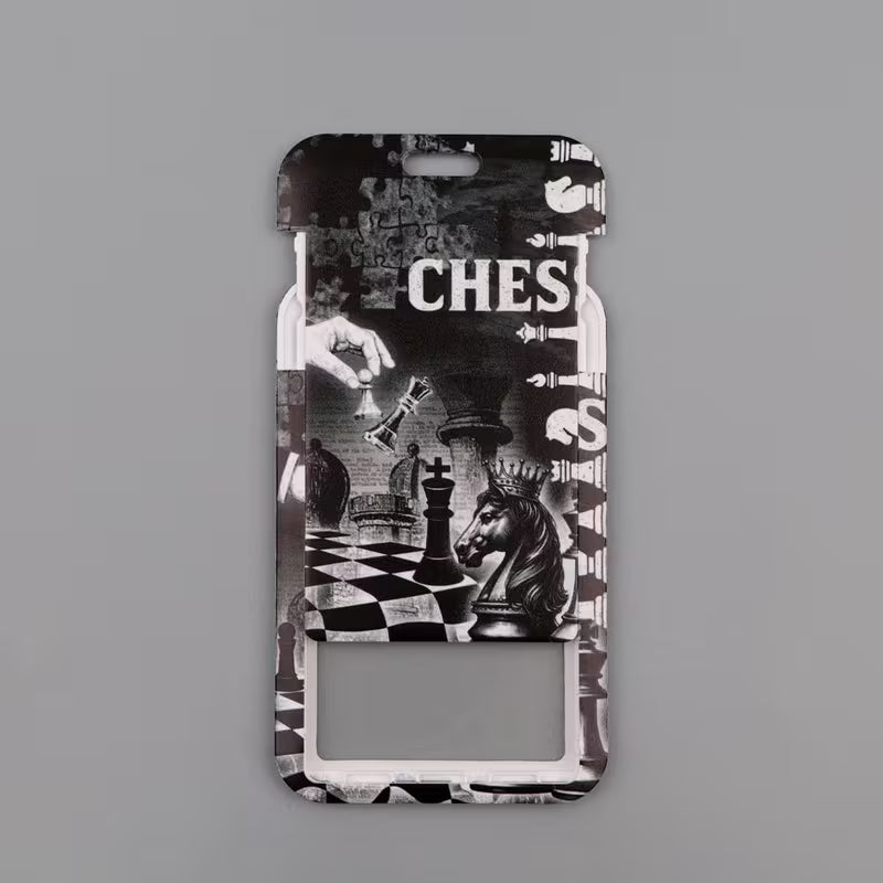 Schach Schlüsselband – Wahlweise mit oder ohne Ausweishalter