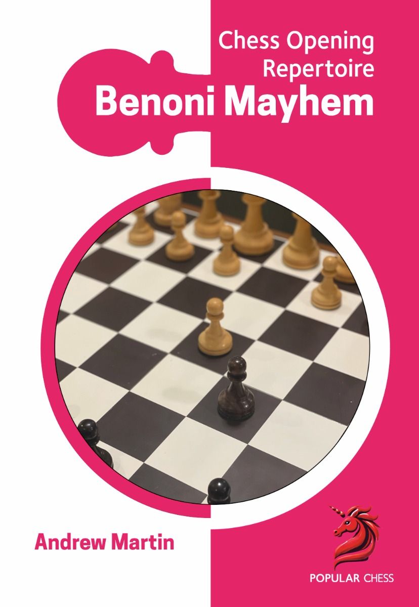 Dies ist ein Bild des Schachbuches Benoni Mayhem von Andrew Martin