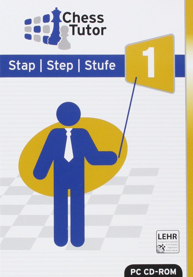 Chess Tutor Stufe 1 CD – Schachlernprogramm mit Stappenmethode für Anfänger