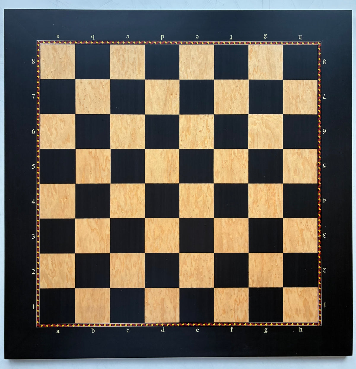 Damengambit Schachbrett Turnier mit Notation/ Koordinaten