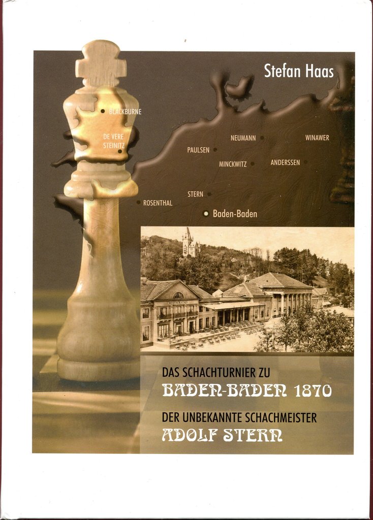 Dies ist ein Bild des Schachbuches Das Schachturnier zu Baden-Baden 1870 von Stefan Haas