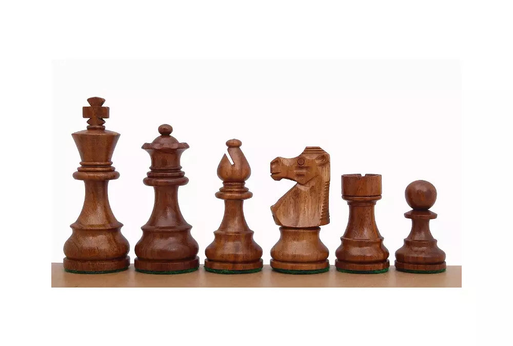 Schachfiguren Set Turniergröße Nr. 6 mit König 98 mm Höhe