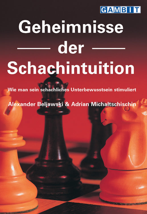 Die sist ein Bild des Schachbuches Geheimnisse der Schachintuition von Beljawski und Michaltschischin