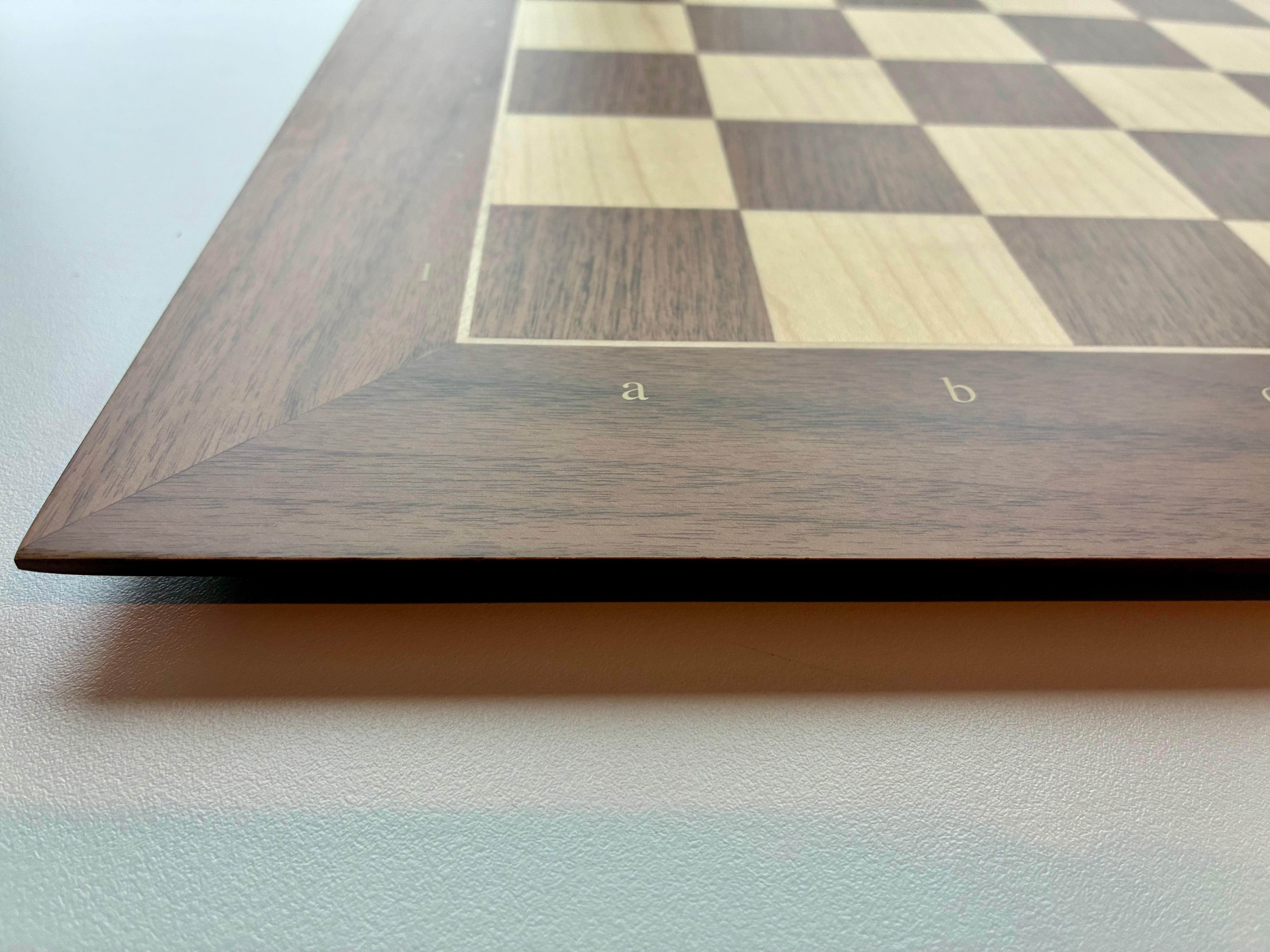 Deluxe Brett Barcelona, Feldergröße 55mm, Bergahorn & Nußbaum