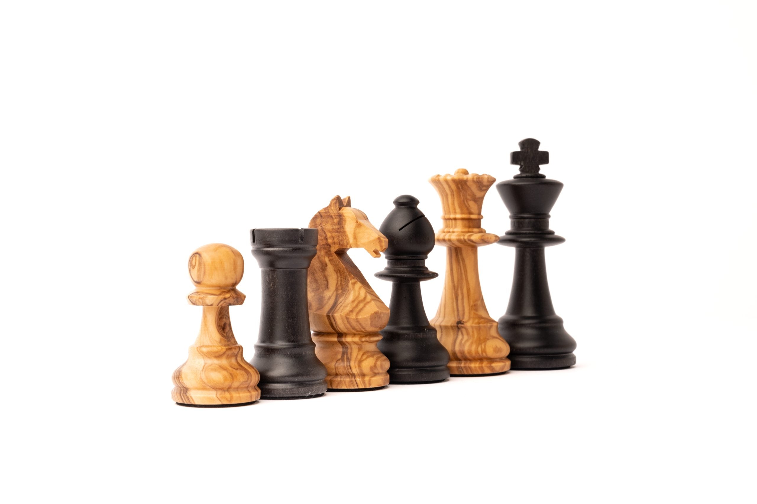 Olivenbaumholz Schachfiguren "Staunton Europe Nr. 6"