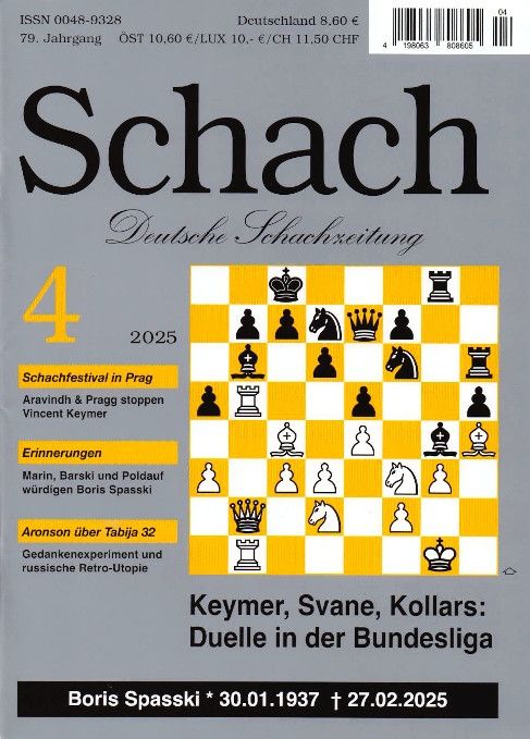 Zeitschrift Schach 4/2025