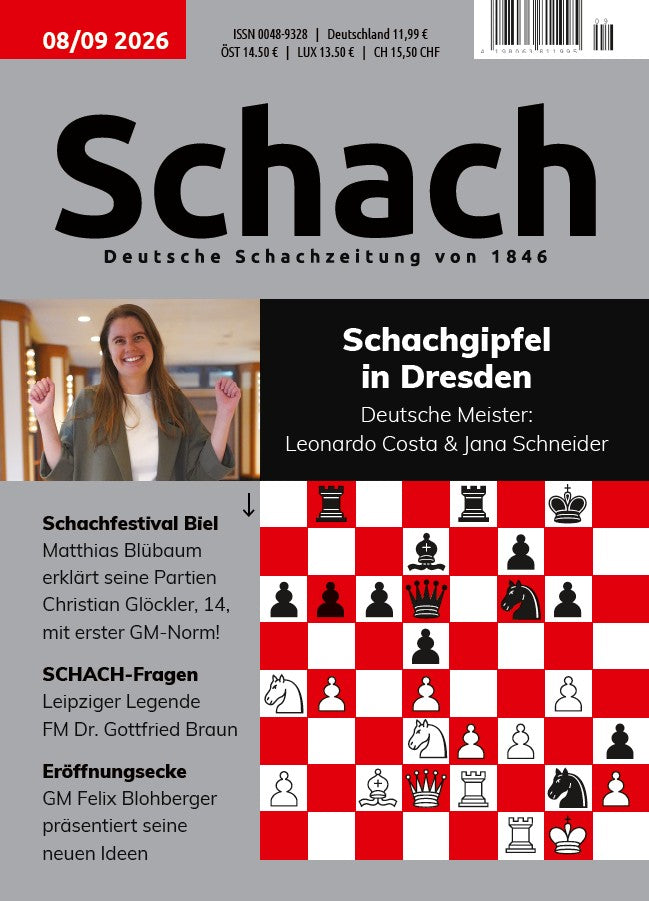 Zeitschrift Schach 08/09 2026