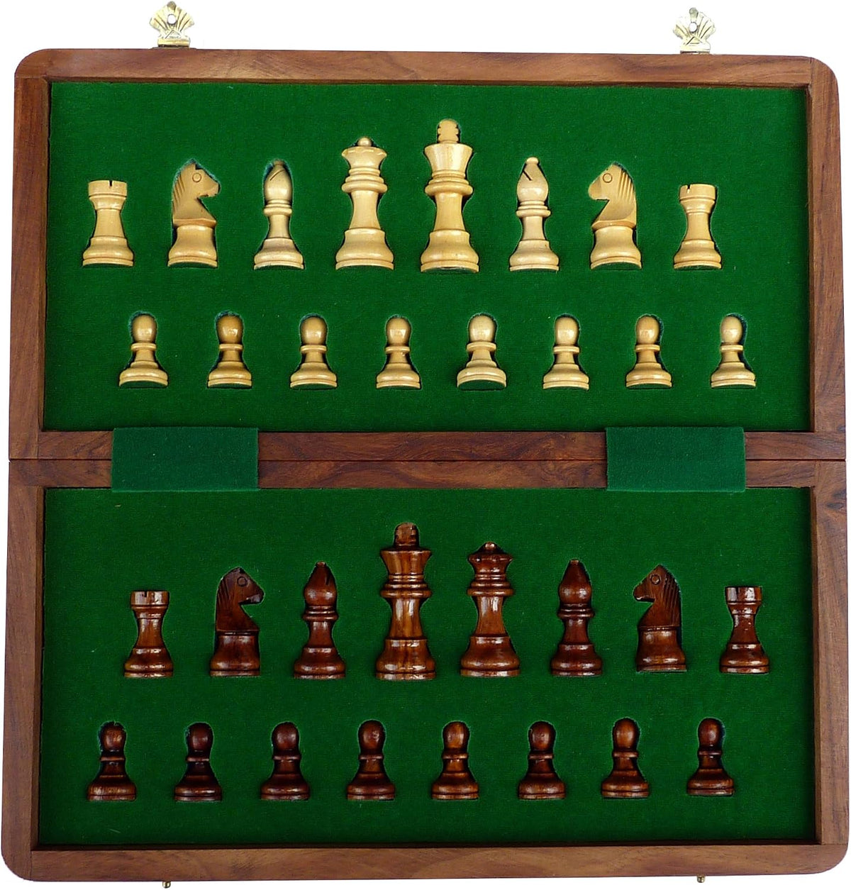 Chess box wooden magnetic 19x9x3cm
