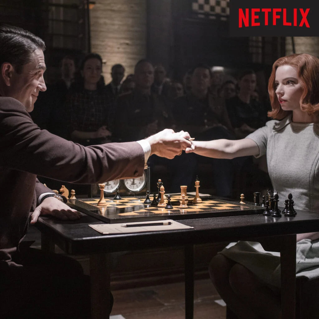 Queen’s Gambit originalgetreue Schachfiguren aus der Netflix-Serie