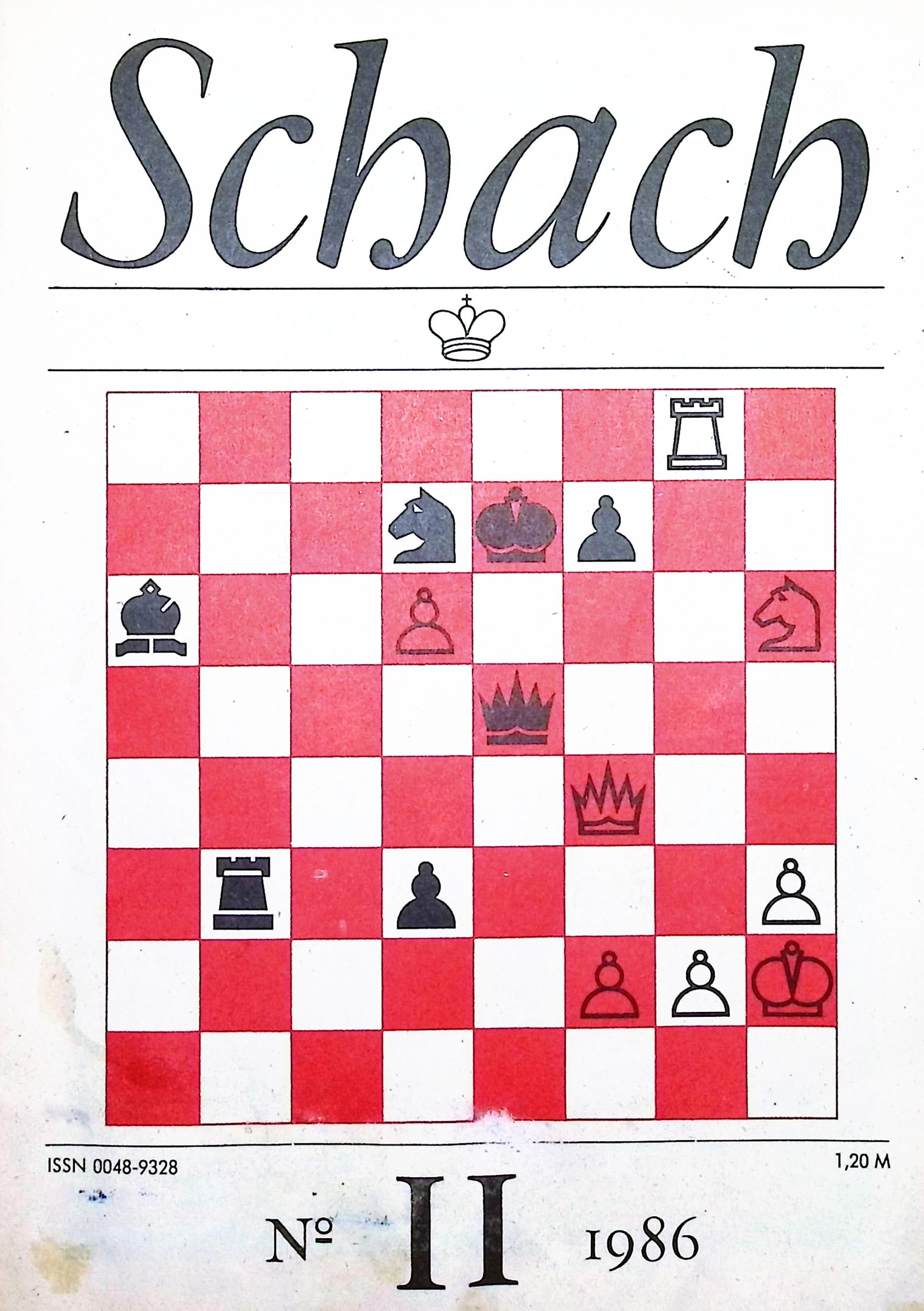 SCHACH 11/1986 – Digitale Ausgabe
