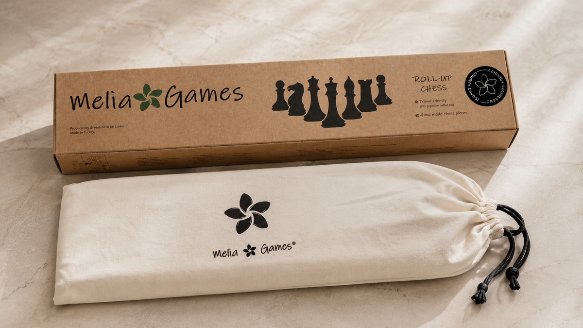 Magnetisches Schach – Rollbares Luxus-Schachspiel aus Echtleder